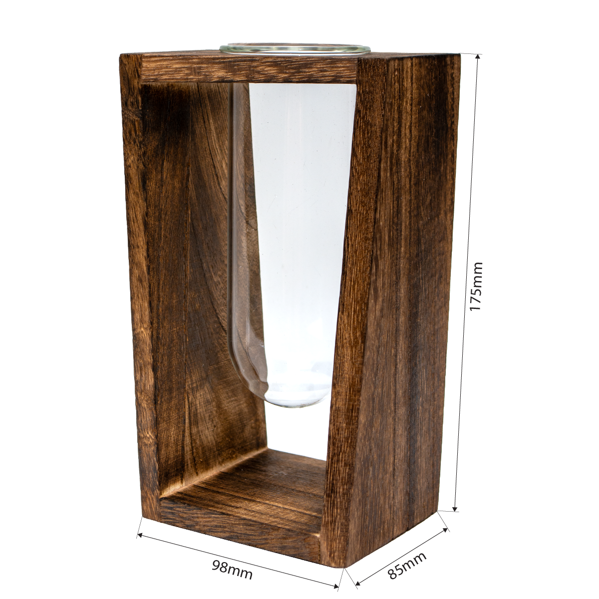 Large Test Tube Vase & Stand