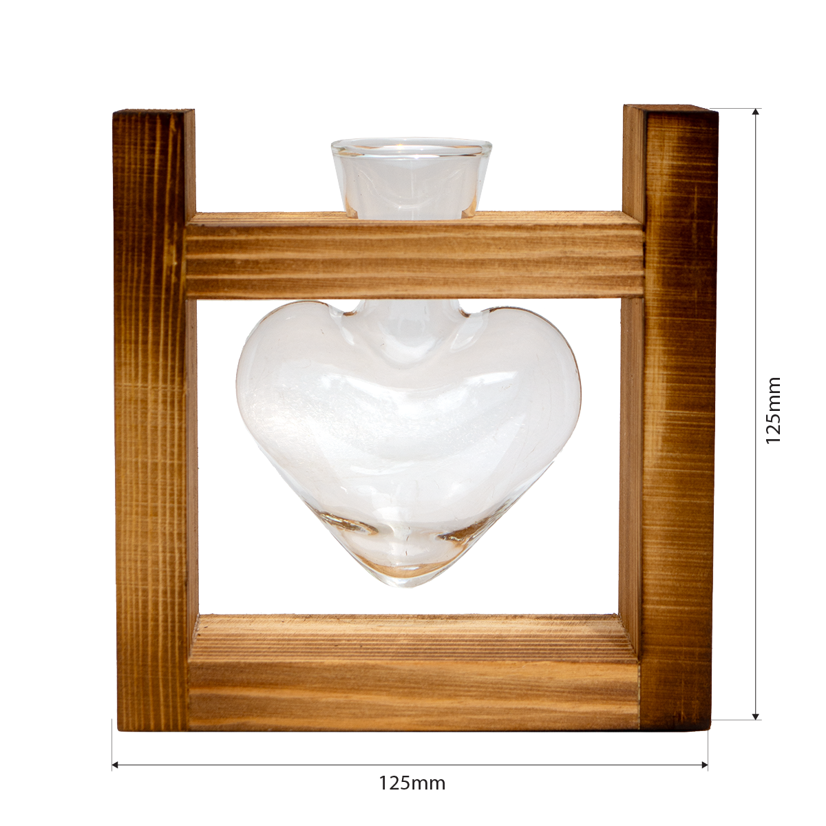 Heart Shaped Vase & Stand