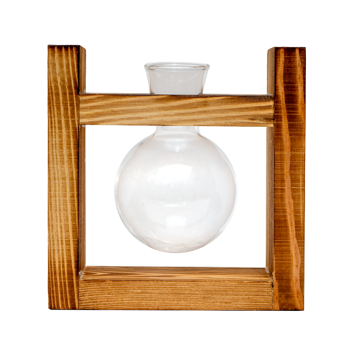 Rounded Vase & Stand