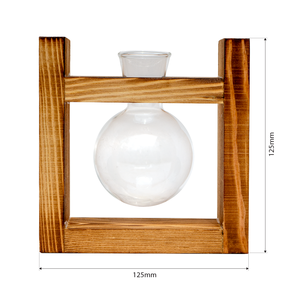 Rounded Vase & Stand