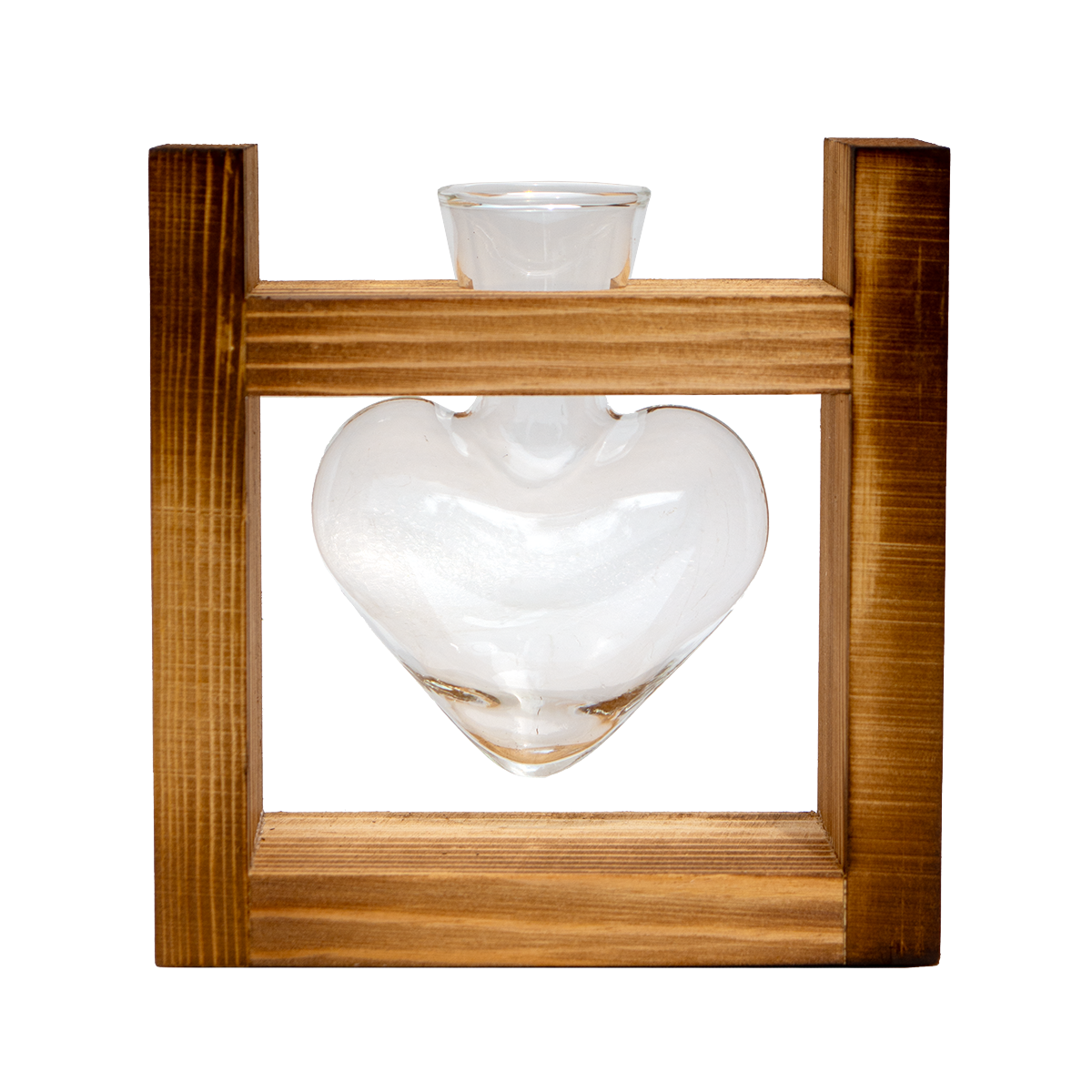 Heart Shaped Vase & Stand