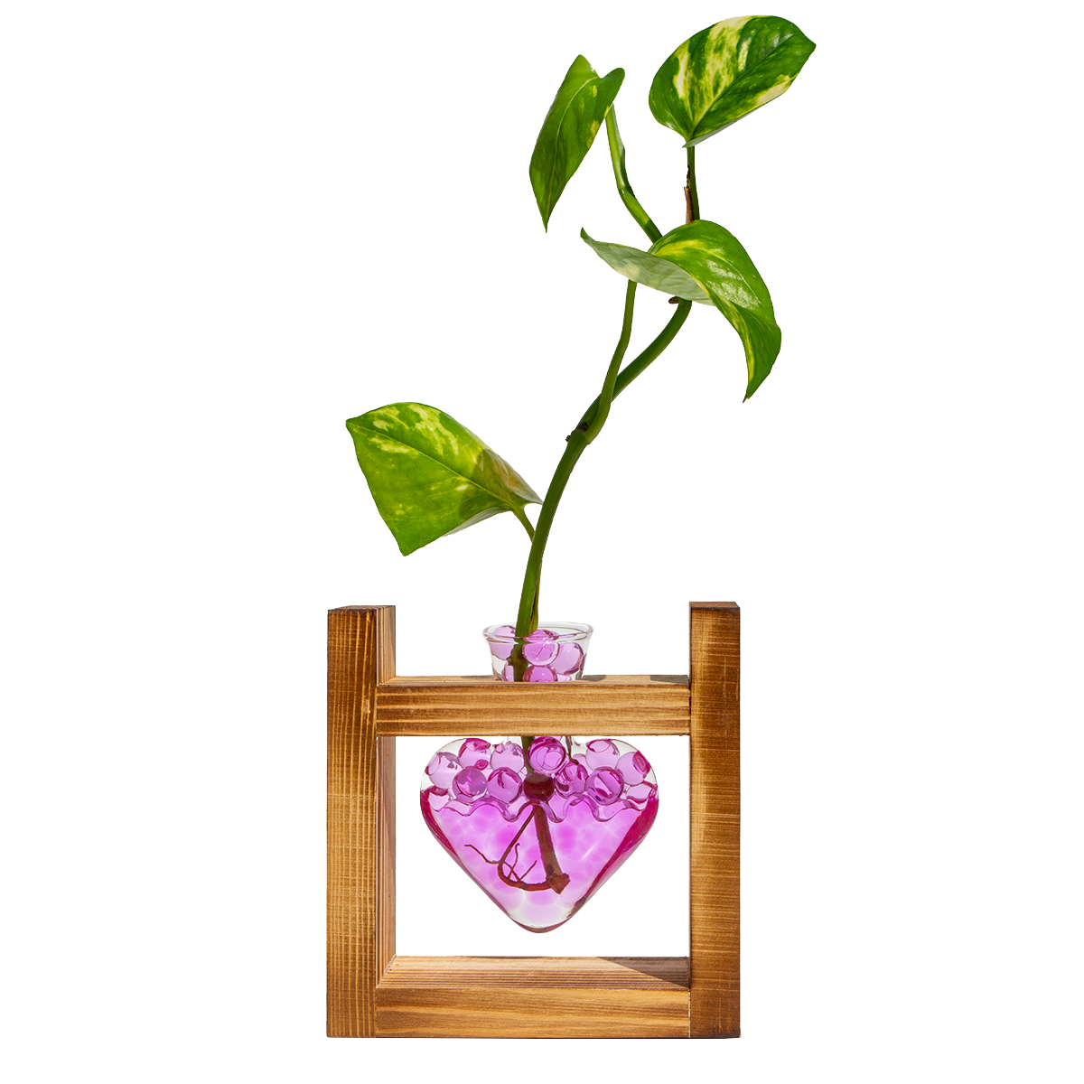 Heart Shaped Vase & Stand